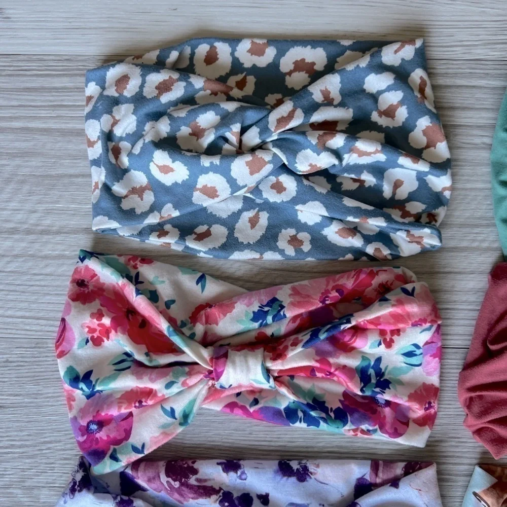 FALL headbands 8 prints and floral EUC